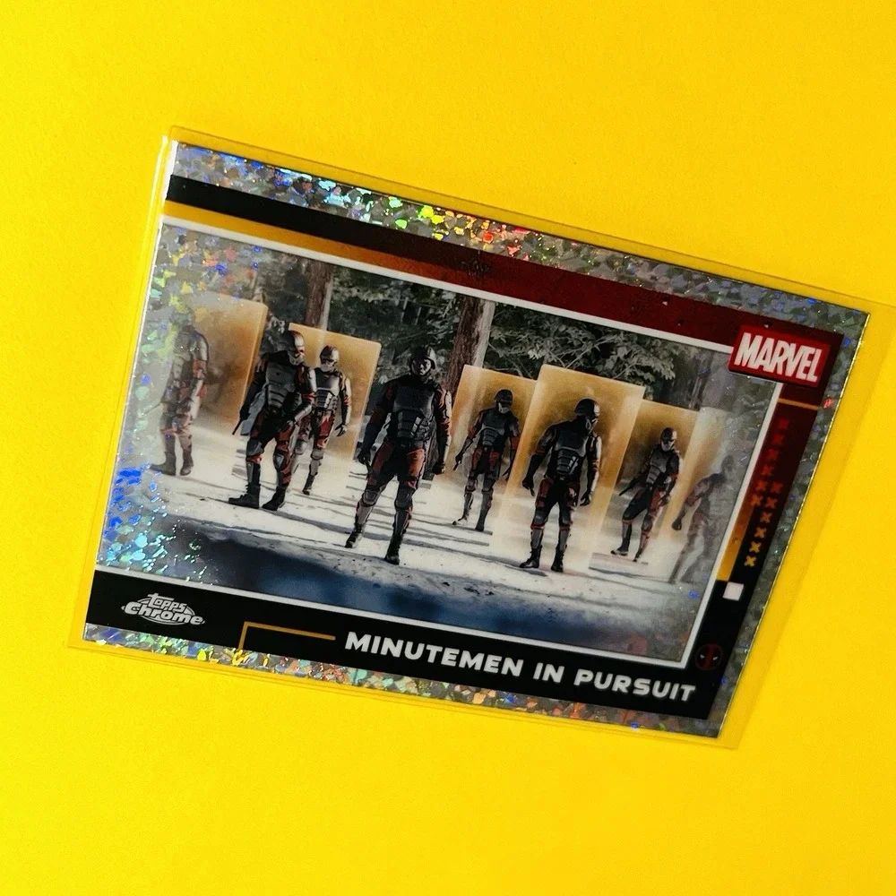 2025 Topps Chrome Marvel Minutemen In Pursuit #49 Mini Diamond Refractor‎